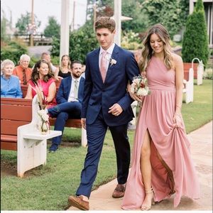Blush Pink Bridesmaids Dress